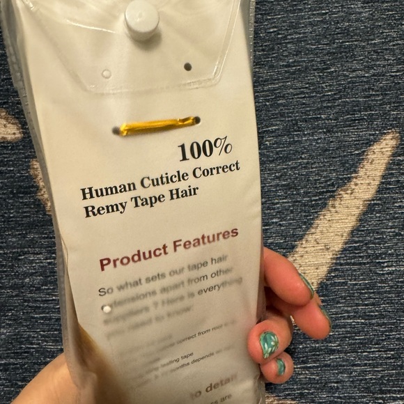 Human hair halo fishwire flip in hair extensions - Picture 3 of 6